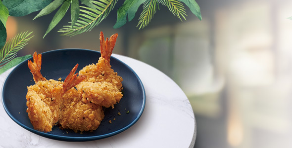 【特惠】香草凤尾虾(3只)