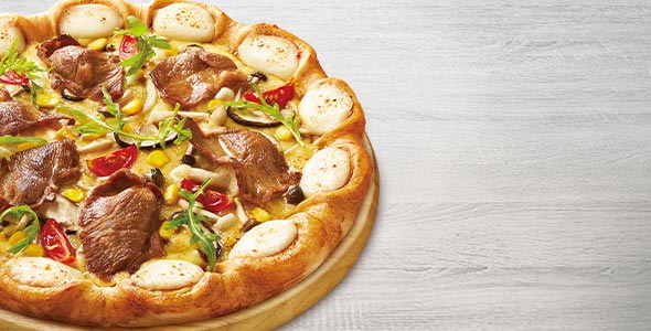 甄品现烤牛上脑比萨